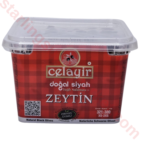 CELAYIR ZEYTIN SIYAH YAGLI 400 G