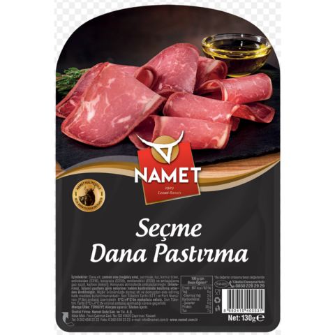 NAMET PASTIRMA DILIMLI SECME 120 G