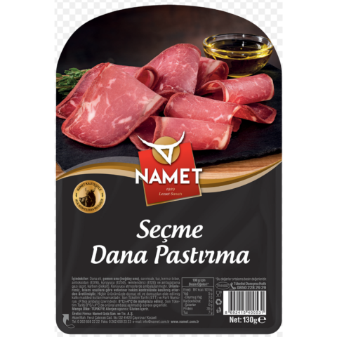 NAMET PASTIRMA DILIMLI SECME 120 G