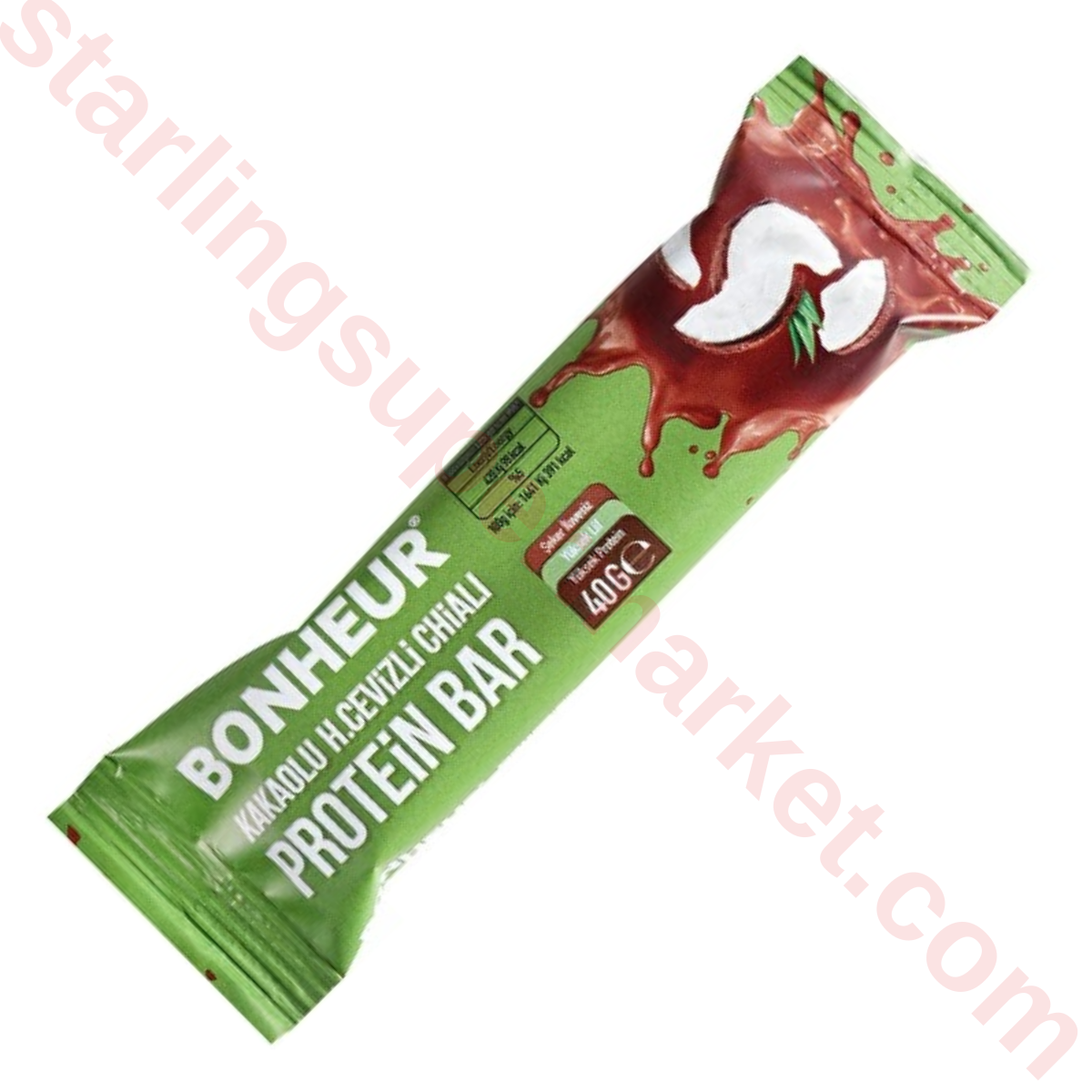 BONHEUR PROTEIN BAR KAKAOLU H.CEVIZLI CHIALI 40 G
