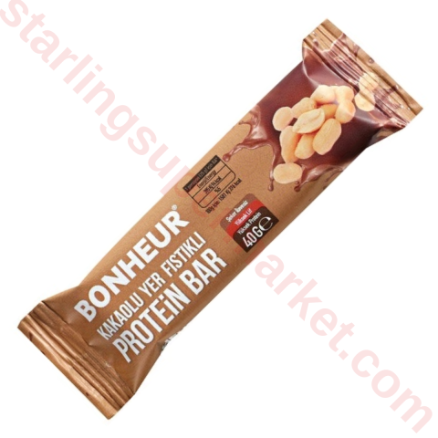 BONHEUR PROTEIN BAR KAKAOLU YER FISTIKLI 40 G