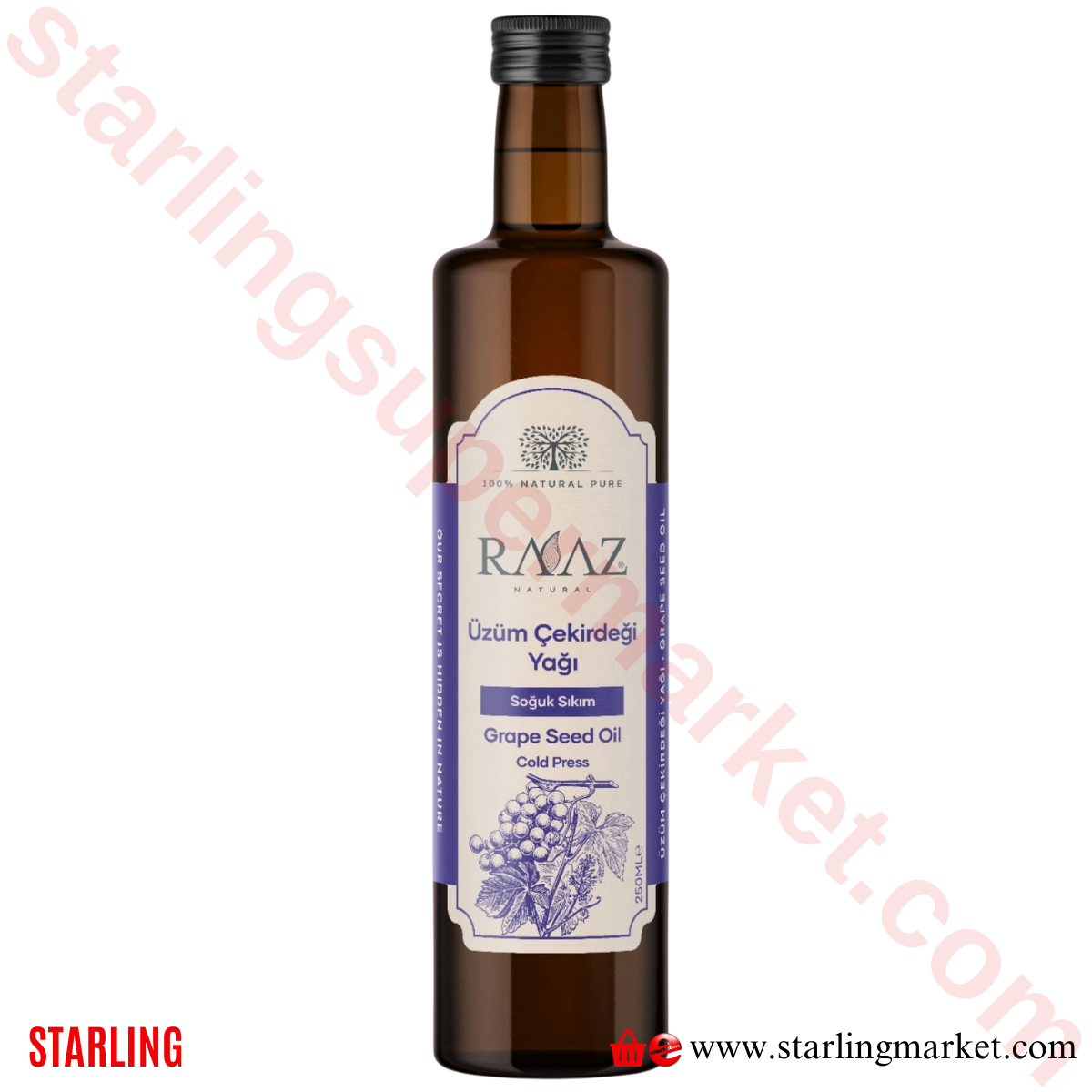 RAAZ UZUM CEKIRDEGI YAGI 250 ML