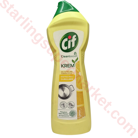 CIF KREM TEMIZLEME LIMON KOKULU 750 ML