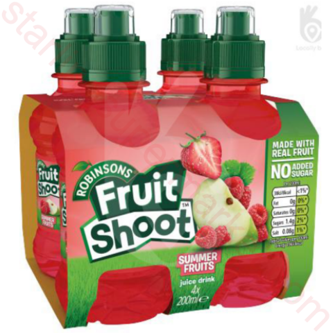 ROBINSONS FRUIT SHOOT SUMMER 200 ML 4 LU