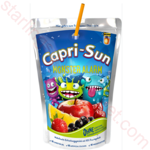 CAPRI SUN MONSTER ALARM ZERO 200 ML