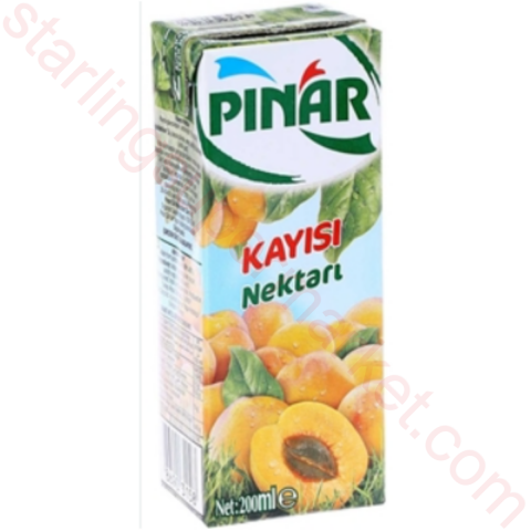 PINAR MEYVE SUYU KAYISI 200 ML