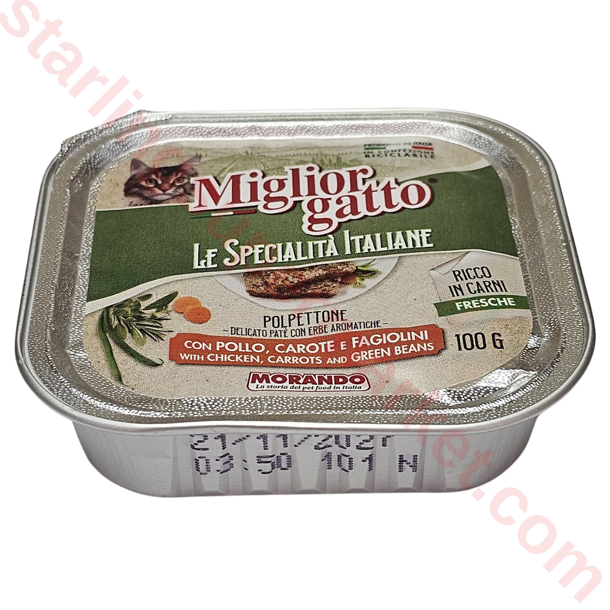 MIGLIORGATTO KEDI MAMASI ISLAK TAVUK-HAVUC 100 G