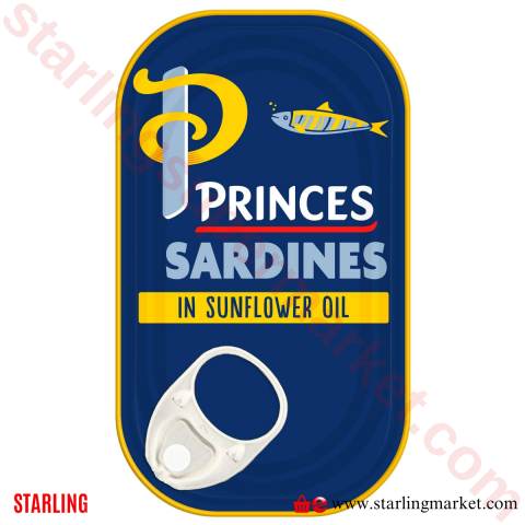 PRINCES SARDINES IN SUNFLOWER OIL 120 G