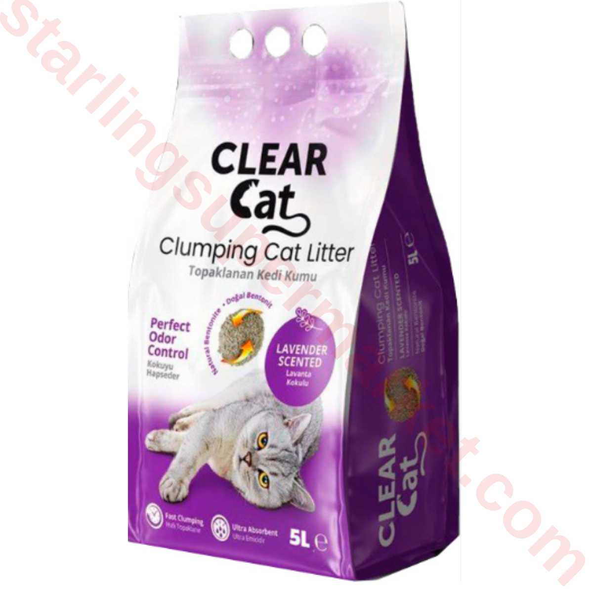 CLEARCAT KEDI KUMU LAVANDER SCENTED 5 LT