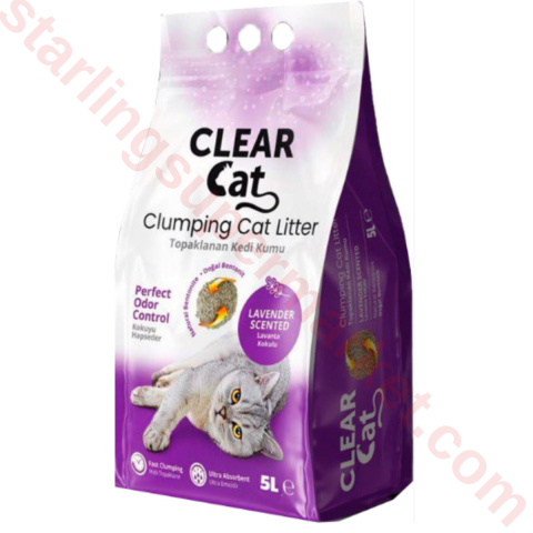CLEARCAT KEDI KUMU LAVANDER SCENTED 5 LT