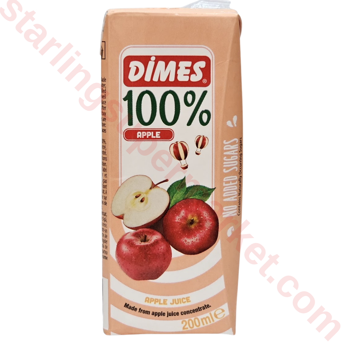 DIMES MEYVE SUYU %100 ELMA 200 ML
