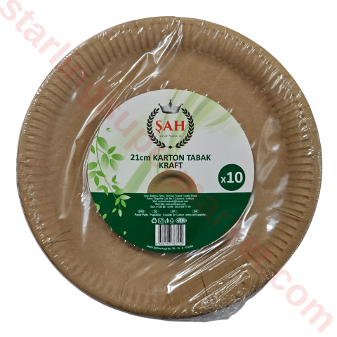 EROL SAH TABAK KRAFT 21 CM 10 LU