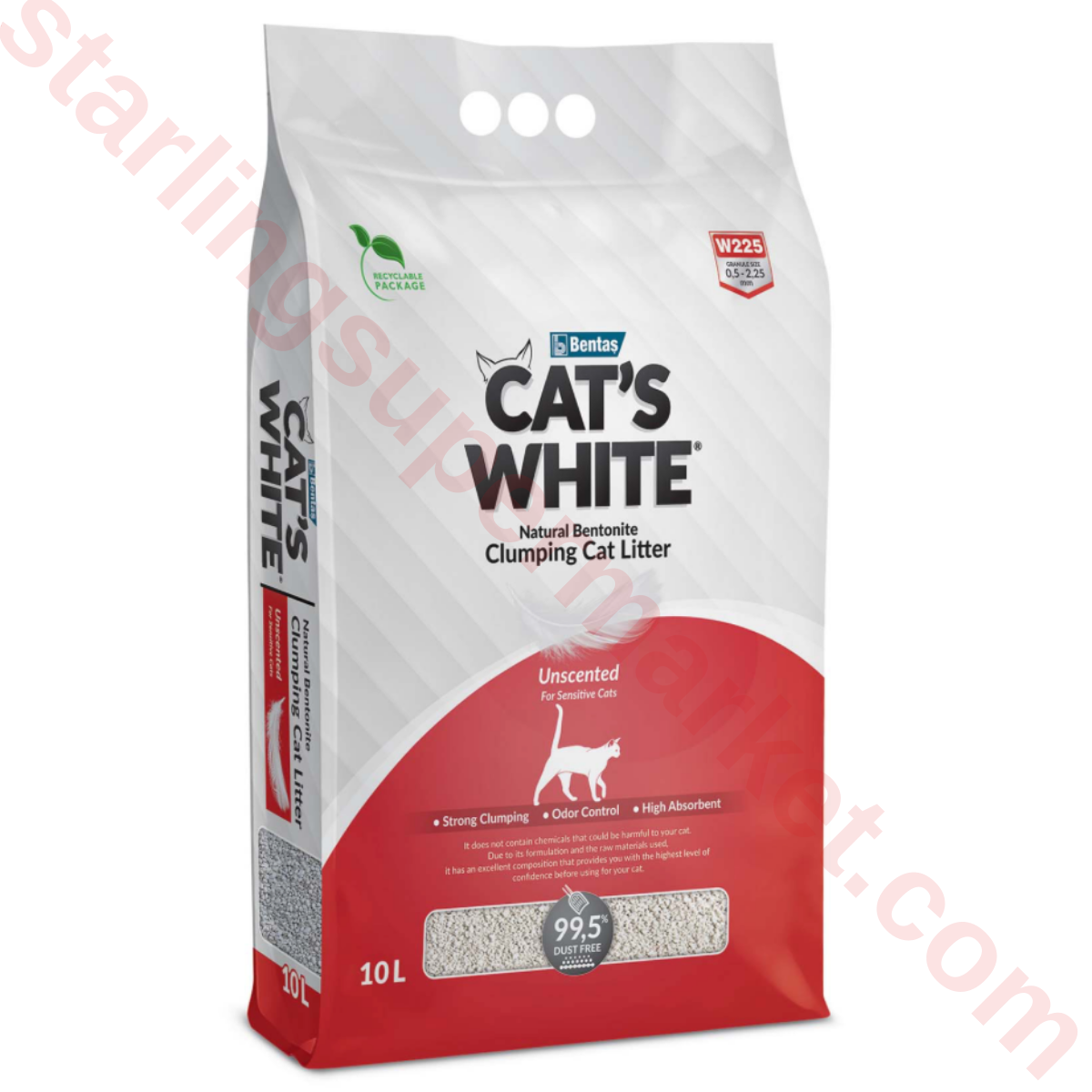 CATS WHITE KEDI KUMU NATURAL 10 LT