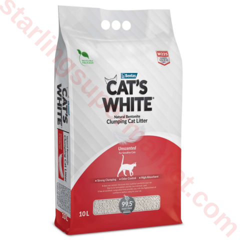 CATS WHITE NATURAL KEDI KUMU 10 LT