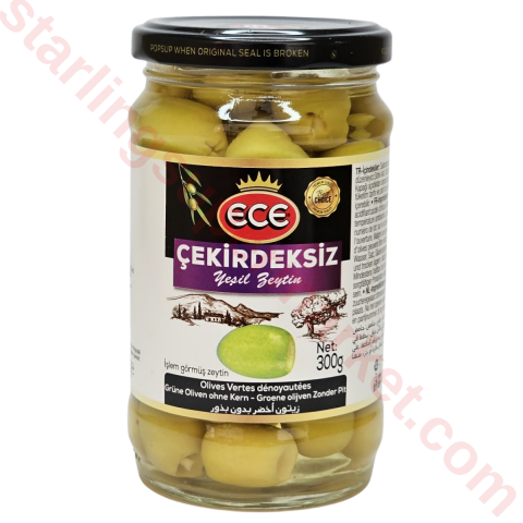 ECE ZEYTIN YESIL CEKIRDEKSIZ 300 G