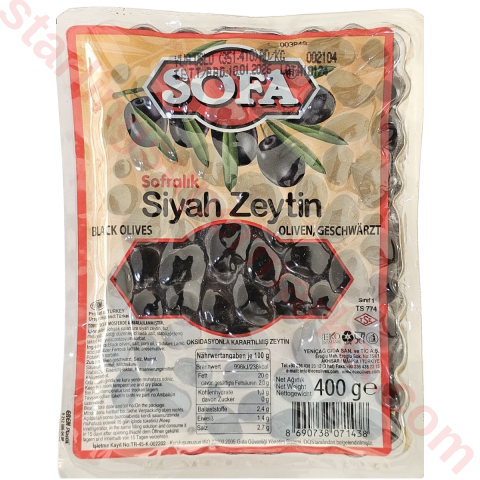 ECE ZEYTIN SIYAH SOFA VAKUM 400 G