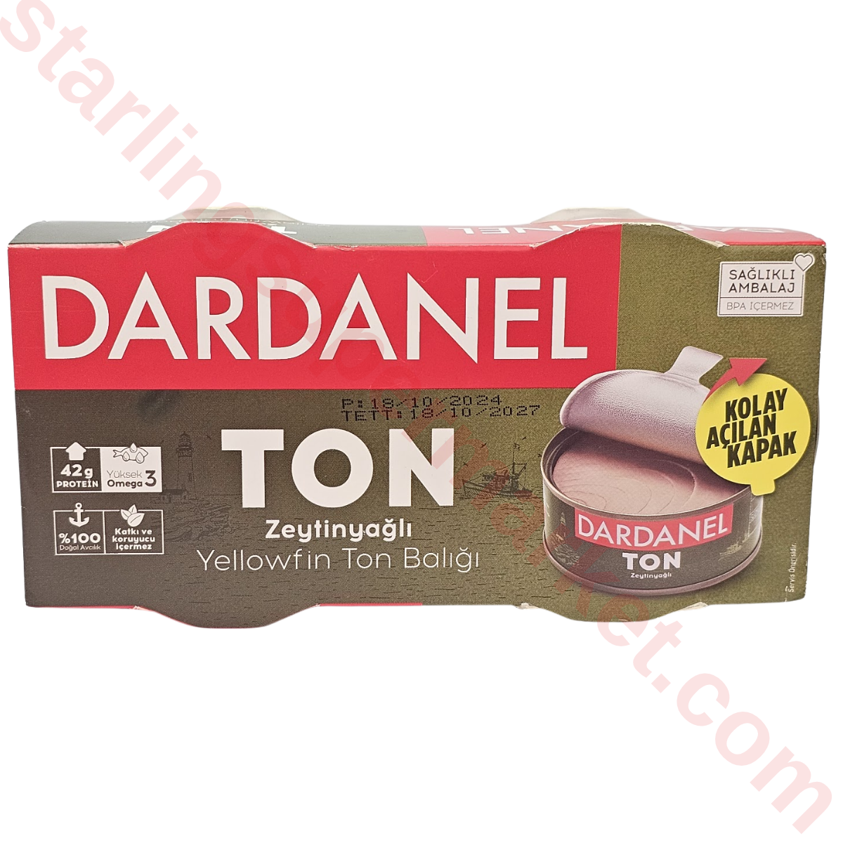 DARDANEL TON ZEYTIN YAGLI 2*140 G