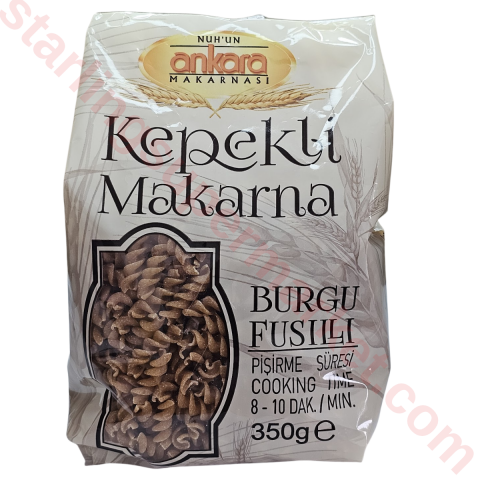 NUHUN ANKARA MAKARNA KEPEKLI BURGU 350 G
