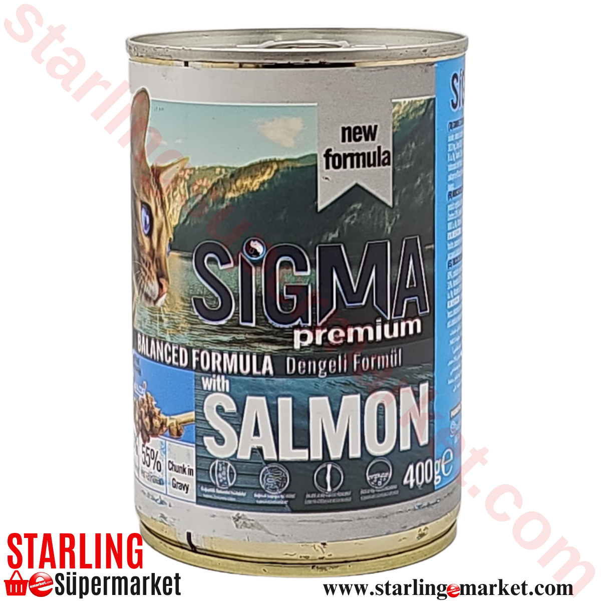 SIGMA PREMIUM KEDI MAMASI ISLAK FISH 400 G