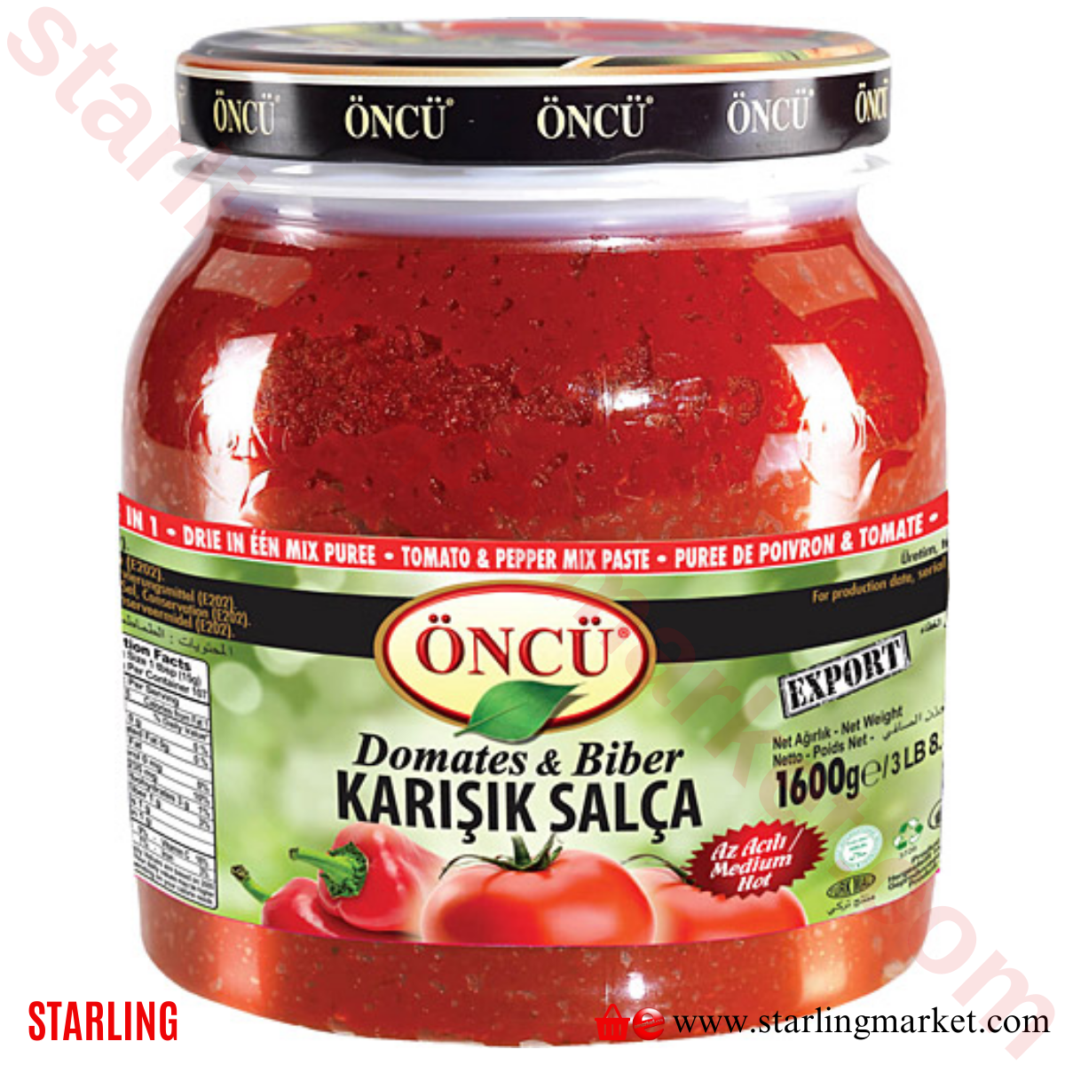 ONCU SALCA KARISIK 1600 G