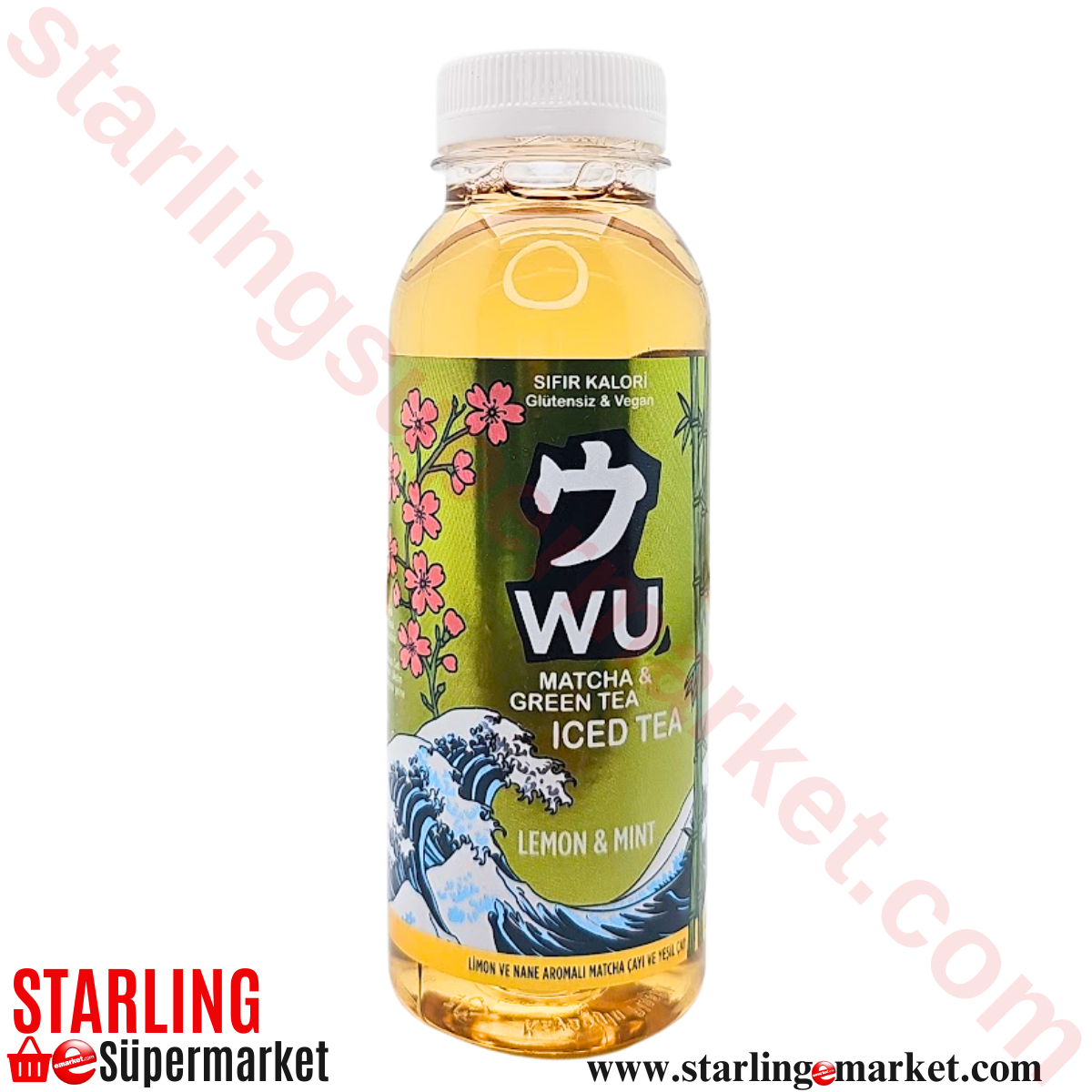 WU LIMON NANE AROMALI MACHA VE YESIL CAY IC 330 ML