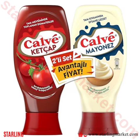 CALVE KETCAP+MAYONEZ 2 LI 810 G