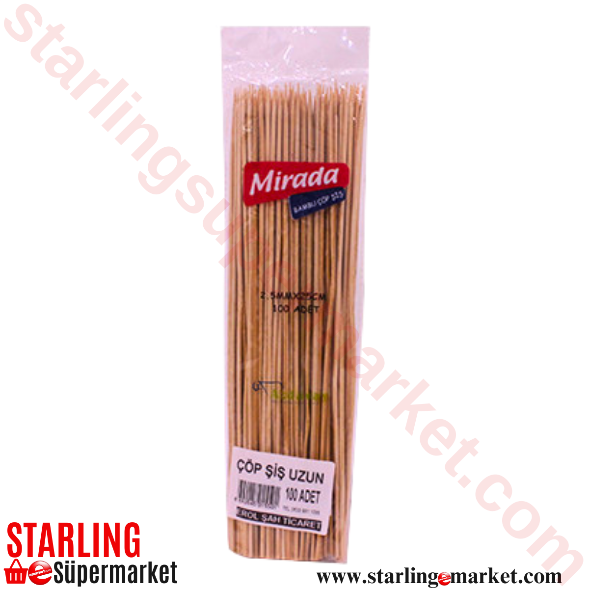 EROL SAH COP SIS UZUN 25 CM 100 LU