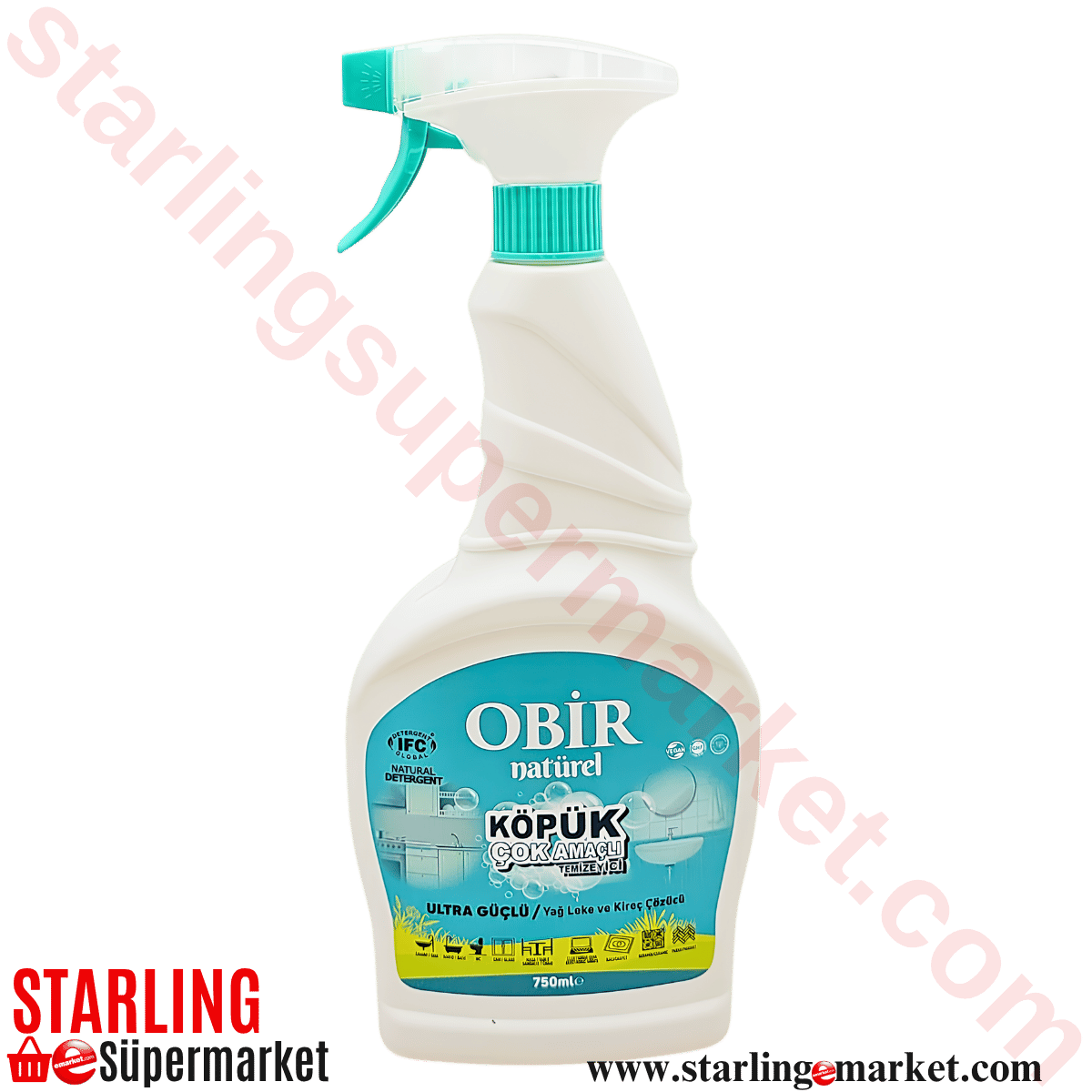 OBIR ORGANIC YAG LEKE KIREC COZUCU KOPUK 750 ML