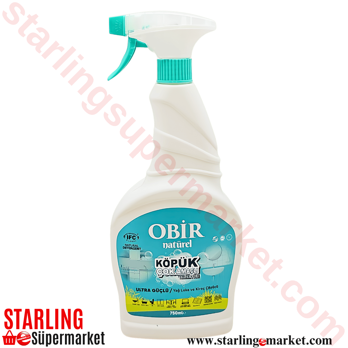 OBIR ORGANIC YAG LEKE KIREC COZUCU KOPUK 750 ML