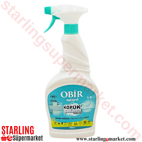 OBIR ORGANIC YAG LEKE KIREC COZUCU KOPUK 750 ML