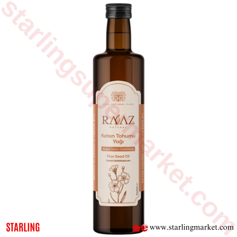RAAZ NATURAL KETEN TOHUMU YAGI 250 ML