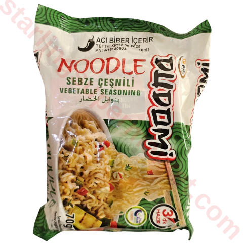 DUDOMI NOODLE SEBZE CESNILI 70 G