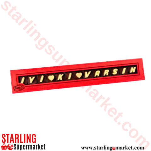 BOLCI CIKOLATA HARFLI OZEL HEDIYELIK SUTLU 78 G