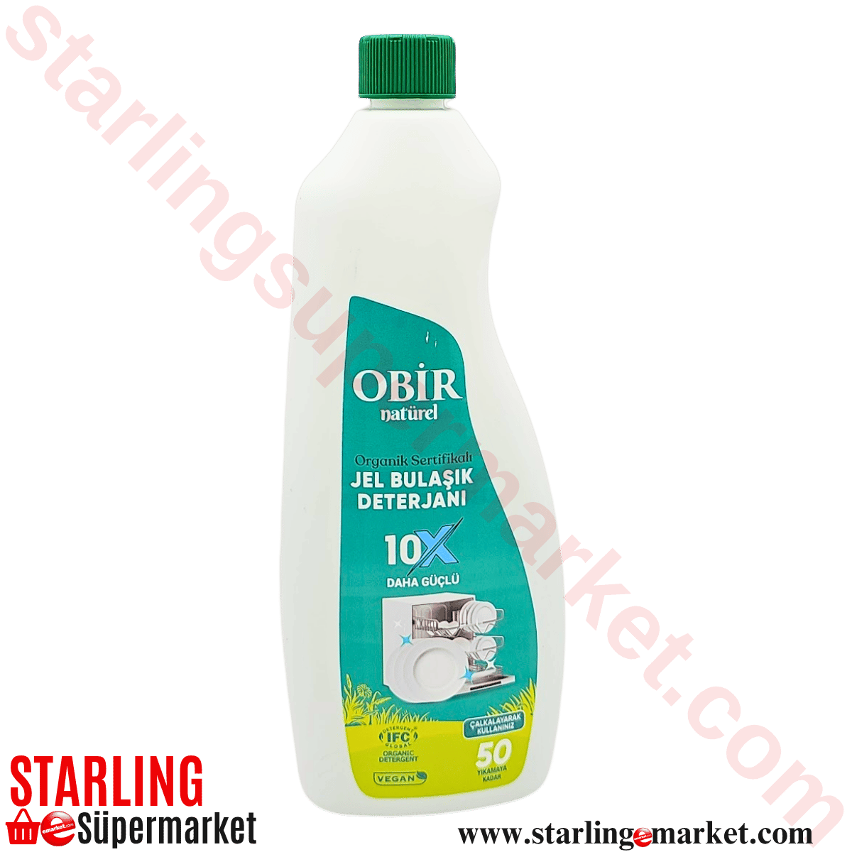OBIR ORGANIC BULASIK MAKINE DETERJANI JEL 1 LT