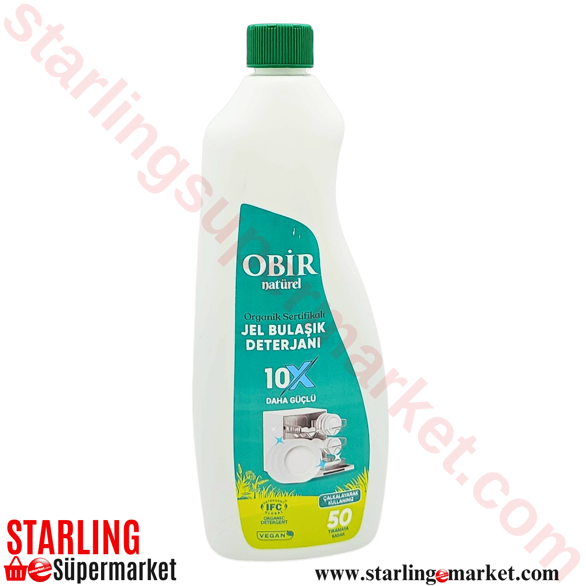 OBIR ORGANIC BULASIK MAKINE DETERJANI JEL 1 LT