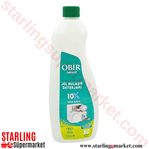 OBIR ORGANIC BULASIK MAKINE DETERJANI JEL 1 LT