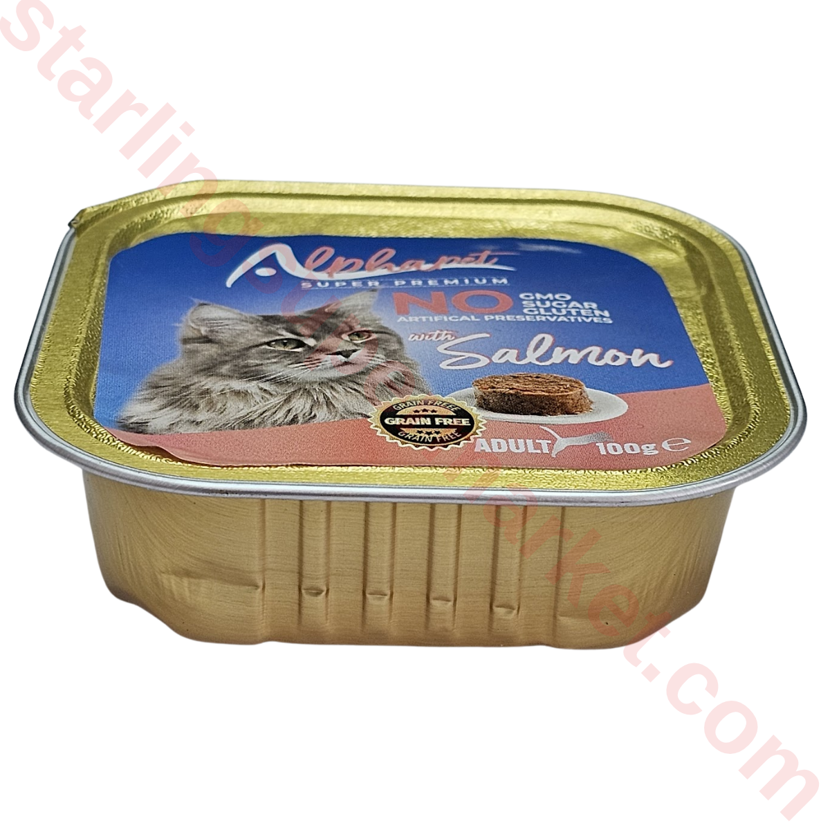 ALPHAPET KEDI MAMASI ISLAK SOMON EZME YETIS. 100 G