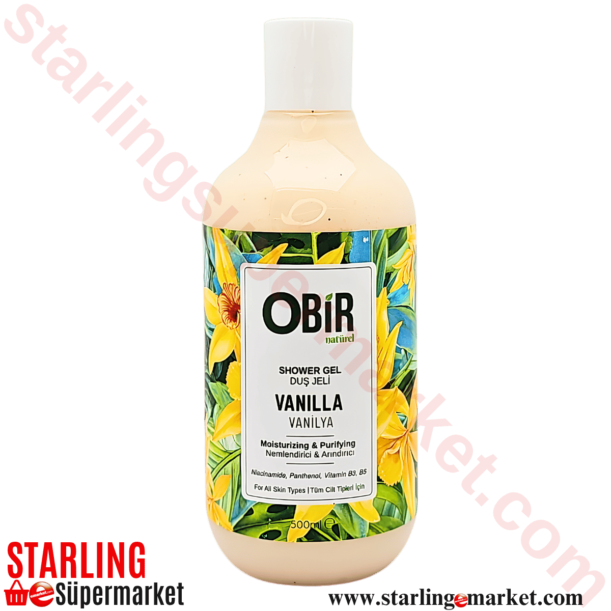 OBIR DUS JELI NATUREL VANILYALI 500 ML