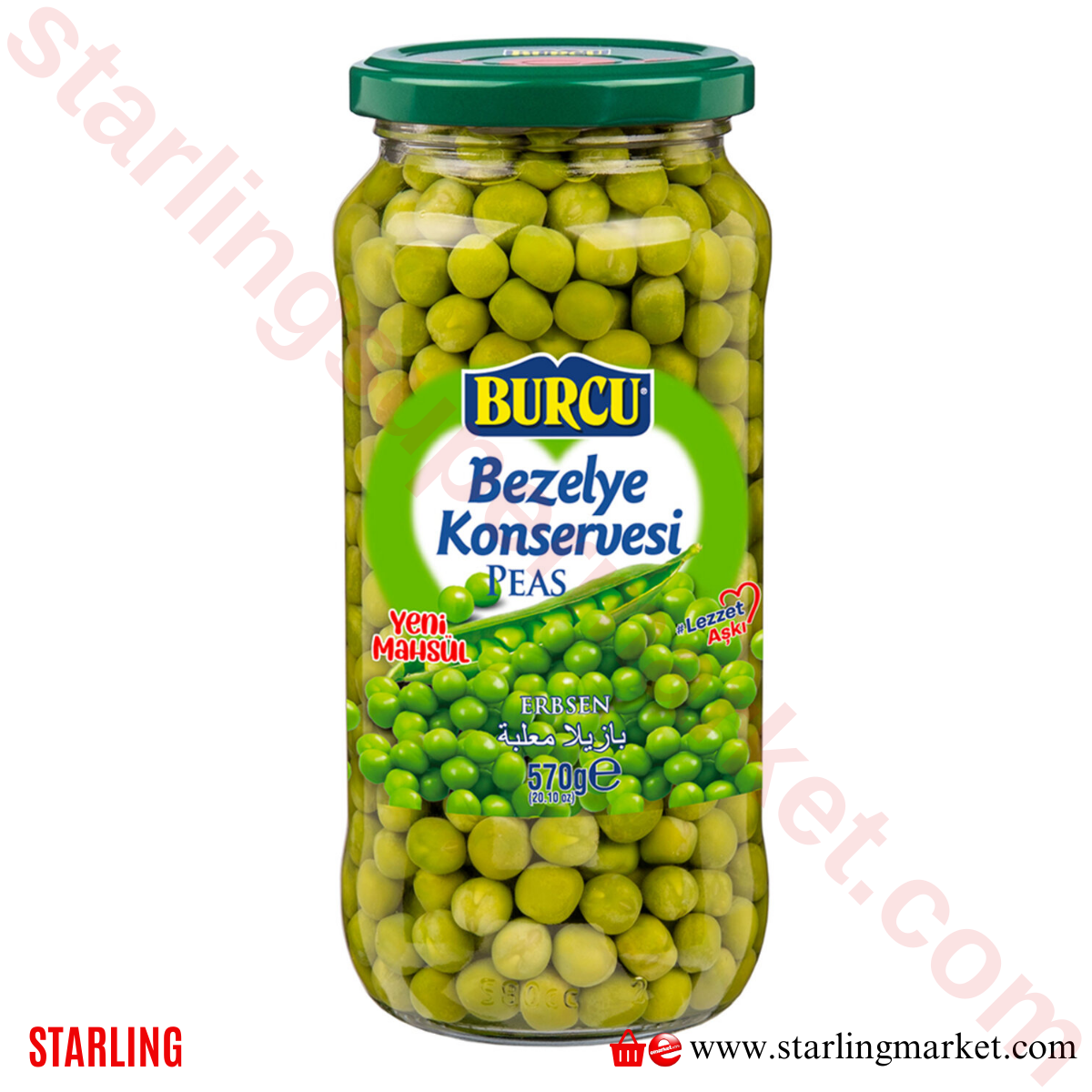 BURCU BEZELYE KONSERVE CAM 570 G