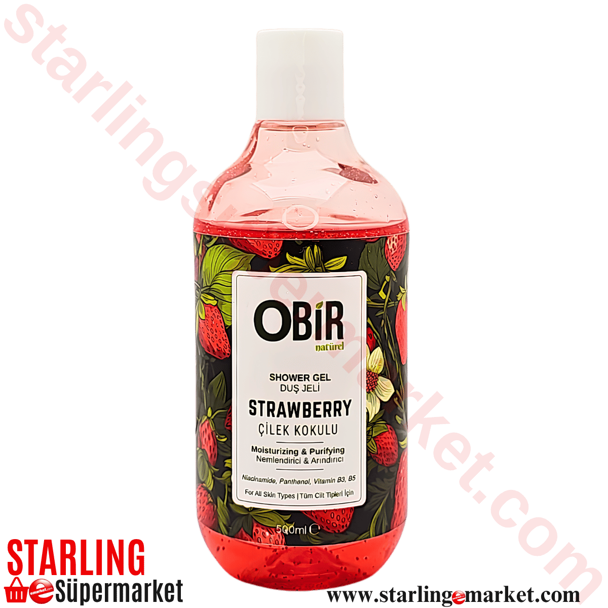 OBIR DUS JELI NATUREL CILEKLI 500 ML