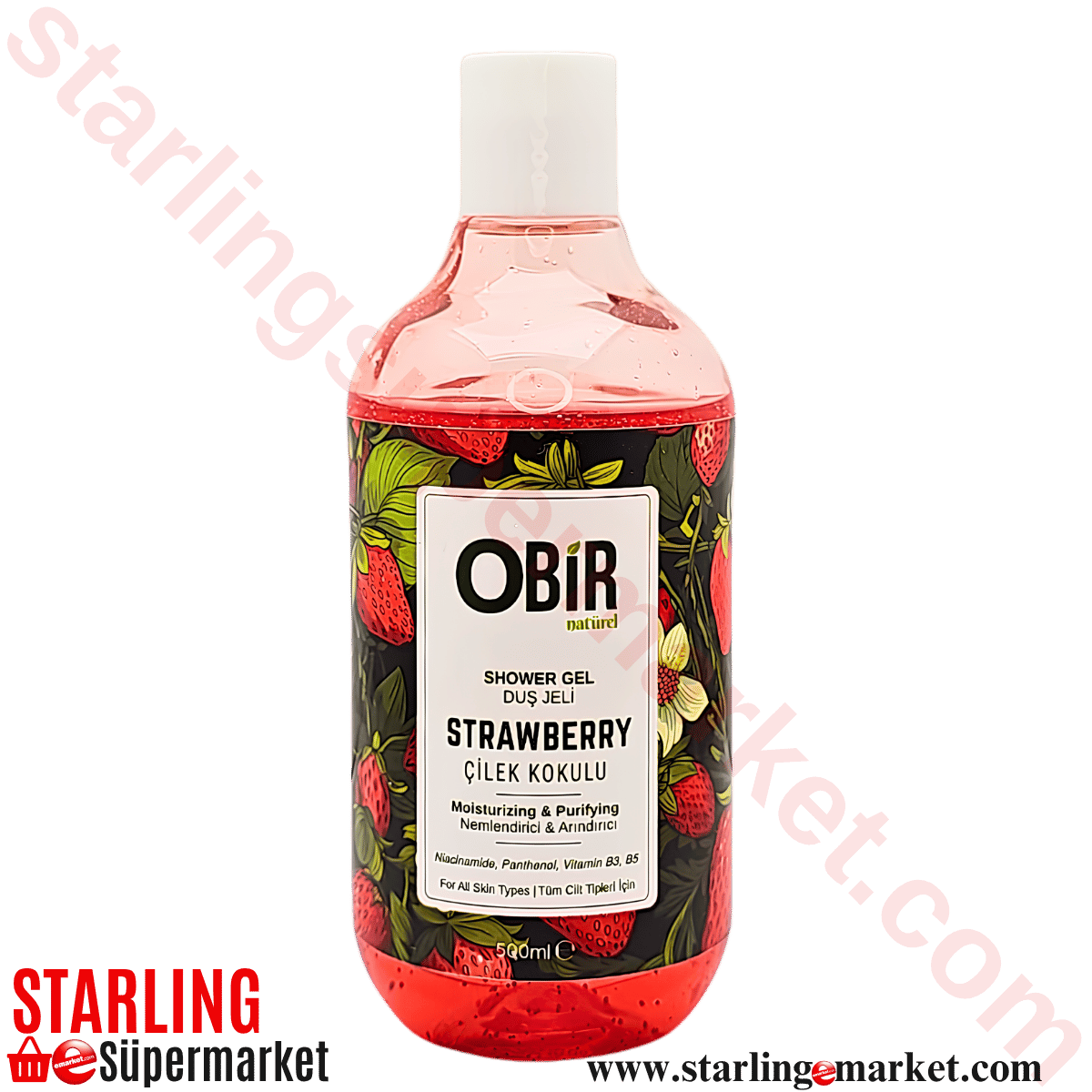 OBIR DUS JELI NATUREL CILEKLI 500 ML