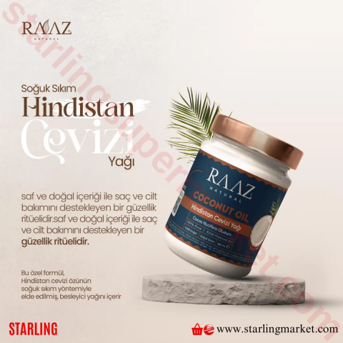 RAAZ NATUREL HINDISTAN CEVIZI YAGI 260 ML