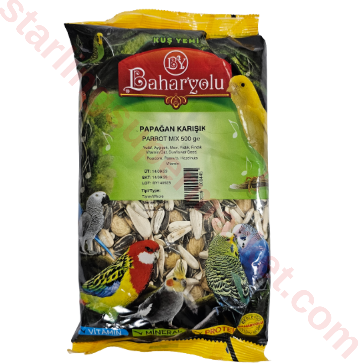 BAHARYOLU KUS YEMI PAPAGAN KARISIK 500 G