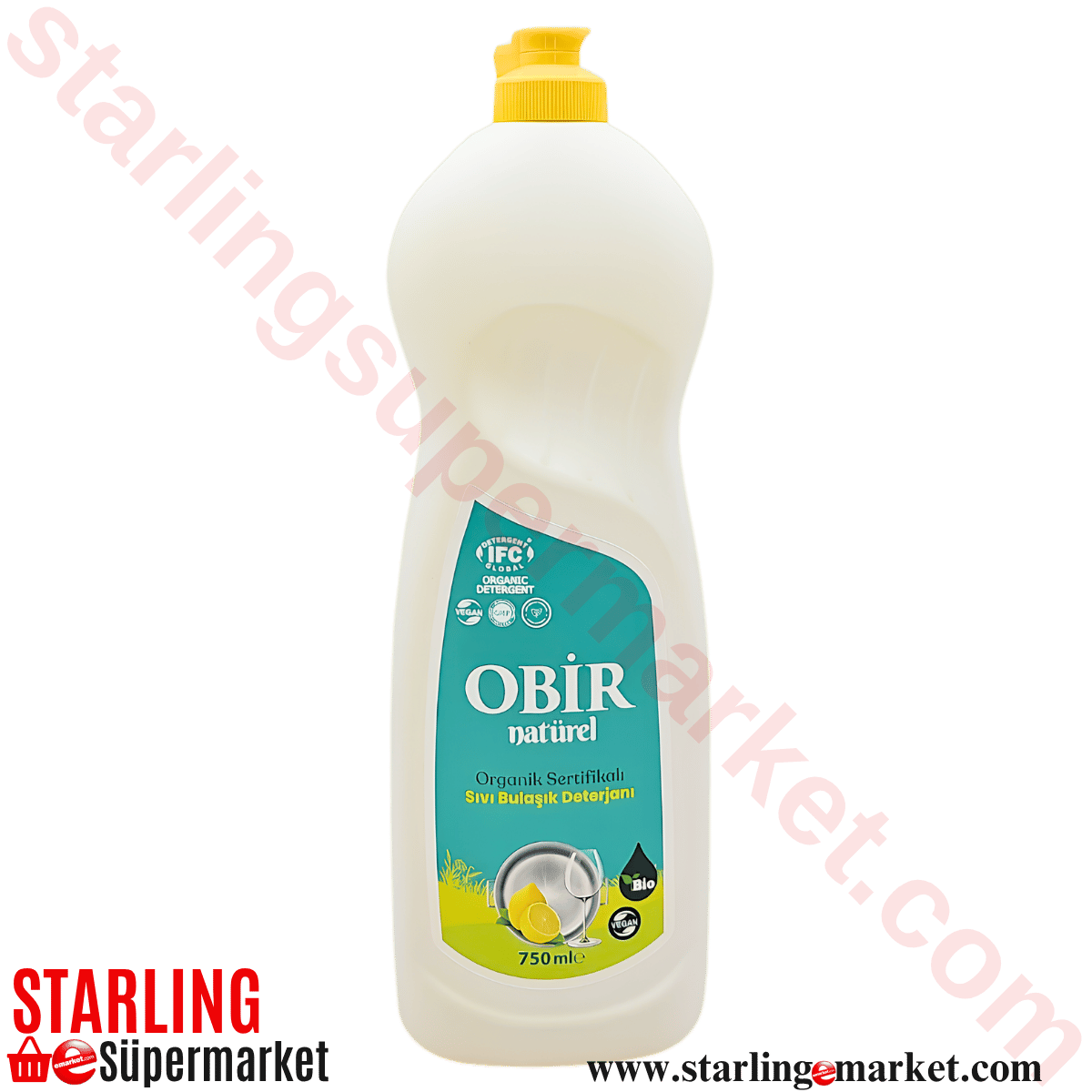 OBIR ORGANIK ELDE BULASIK YIKAMA DETERJANI 750 ML
