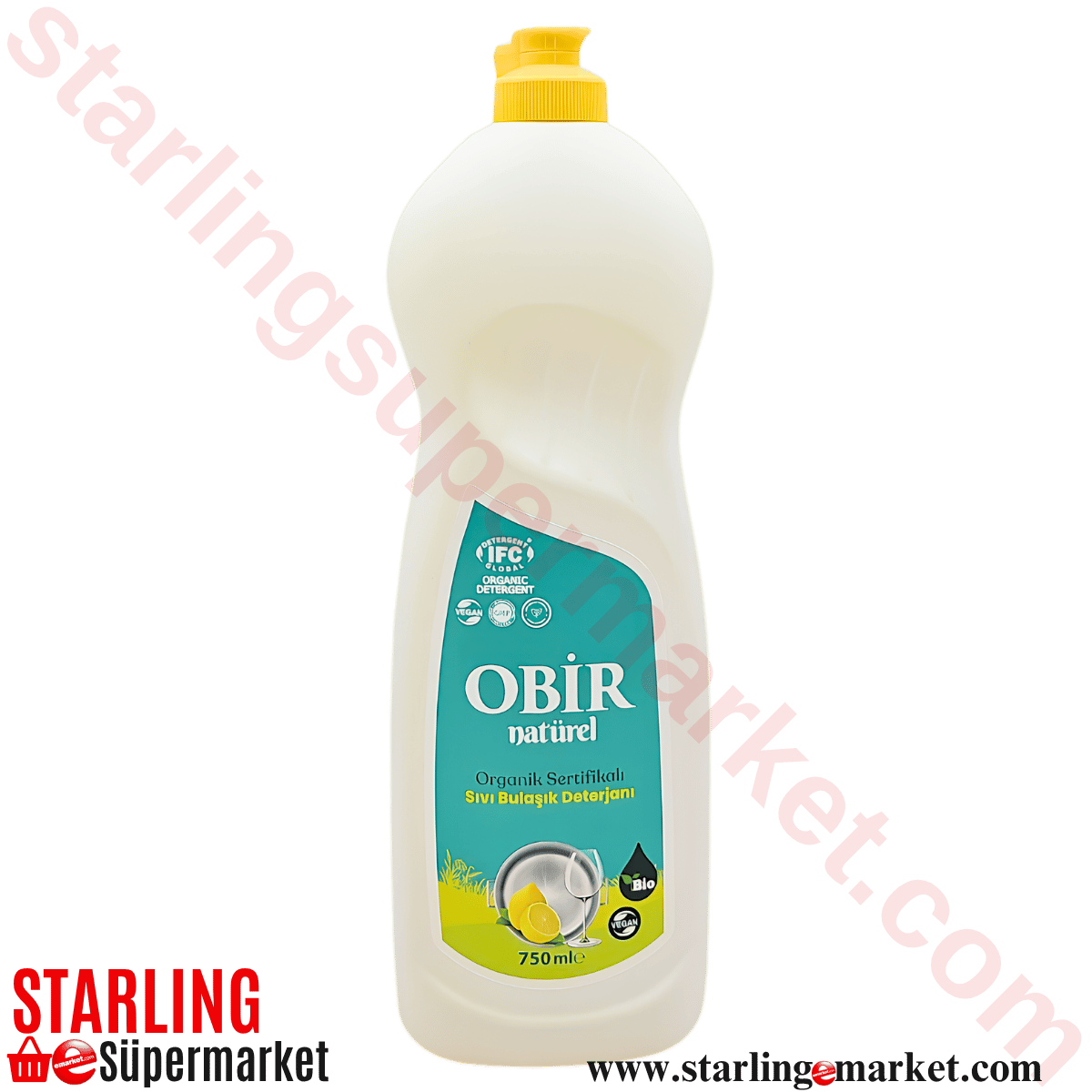 OBIR ORGANIK ELDE BULASIK YIKAMA DETERJANI 750 ML