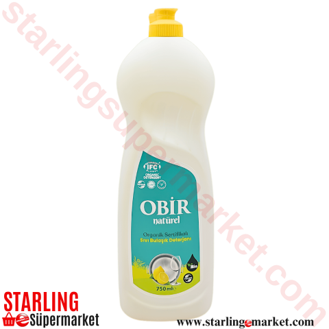 OBIR ORGANIK ELDE BULASIK YIKAMA DETERJANI 750 ML
