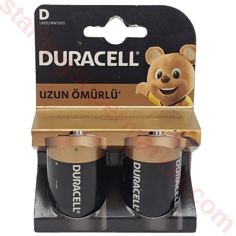 DURACELL BUYUK PIL D 2 LI MN1300