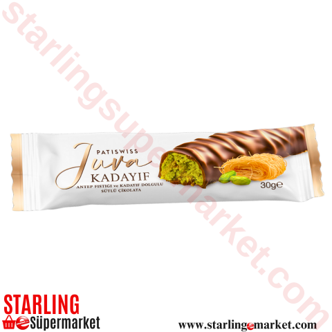 PATISWISS CIKOLATA ANTEP FISTIKLI KADAYIFLI 30 G