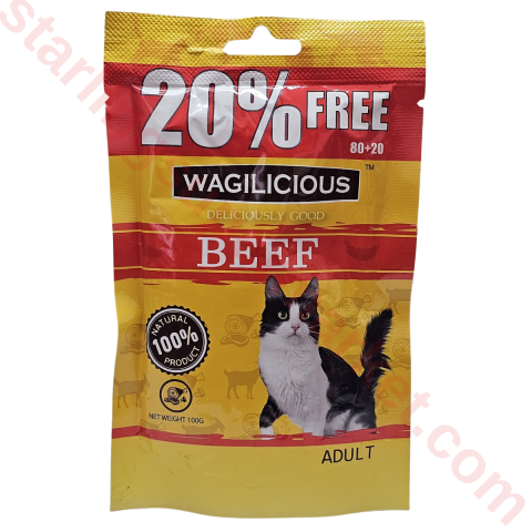 WAGILICIOUS KEDI MAMASI ISLAK BEEF&VEGETABLE 100 G