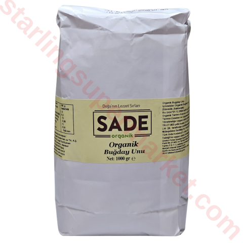 SADE ORGANIK BEYAZ UN 1000 G